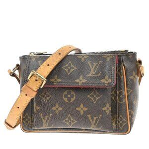 LOUIS VUITTON Viva Cite PM Shoulder Bag Monogram Leather Brown M51165 99MA346
